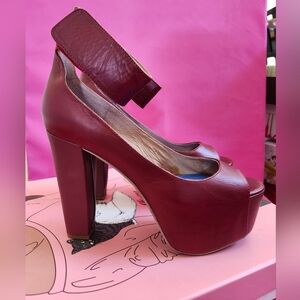 Jeffrey Campbell Y2K Leather Platforms